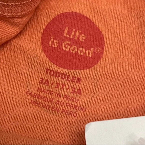 NWT Life is Good Toddler sz 3T Kids Scary Happy Shirt Halloween - Picture 5 of 6